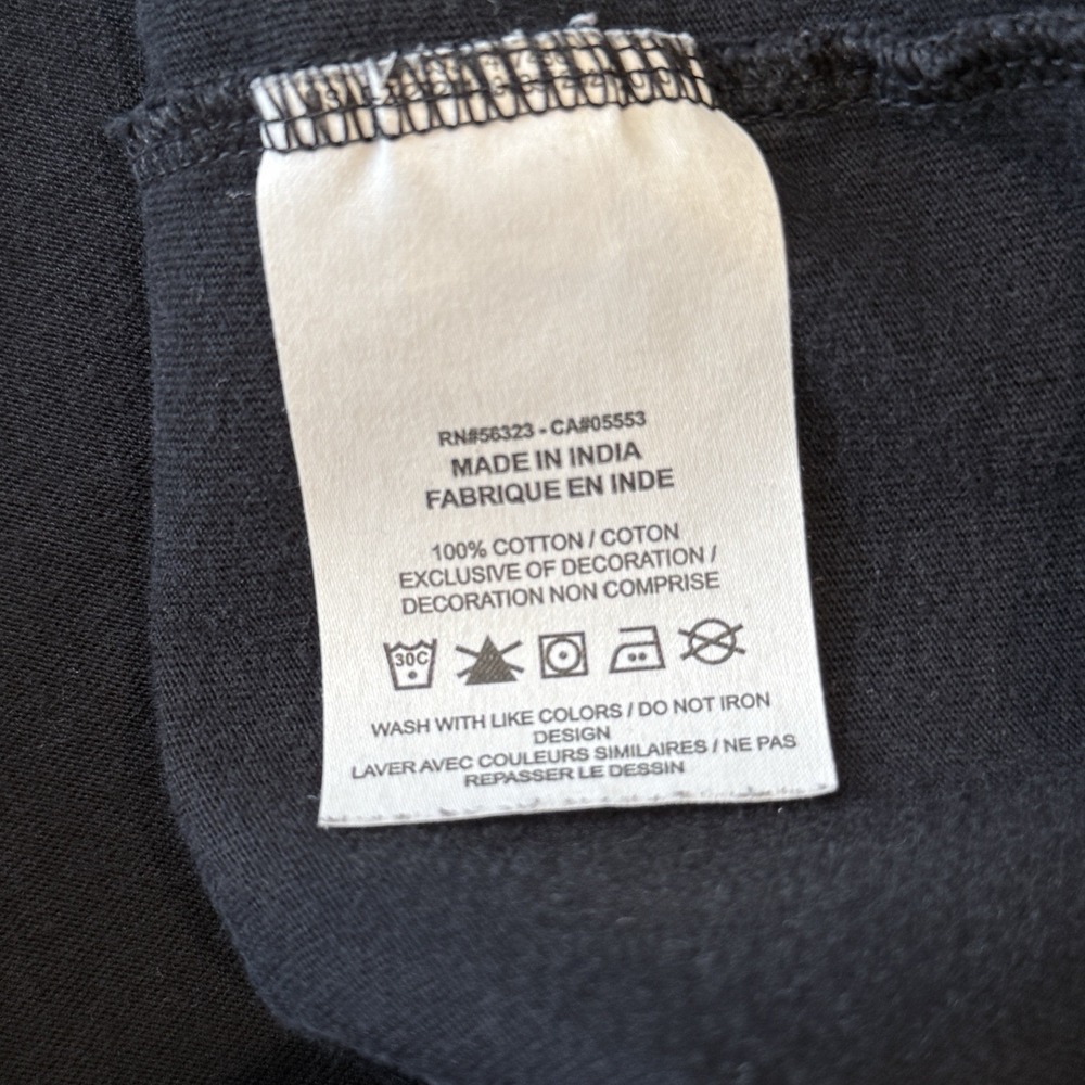 Nike To The Light Graphic T-Shirt Men's Medium Black Loose Fit 100% Cotton - Picture 4 of 9